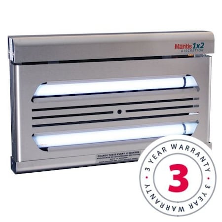 Pestwest Usa Llc PestWest Mantis 1X2 Discretion Fly Light - Stainless Steel 125-000314